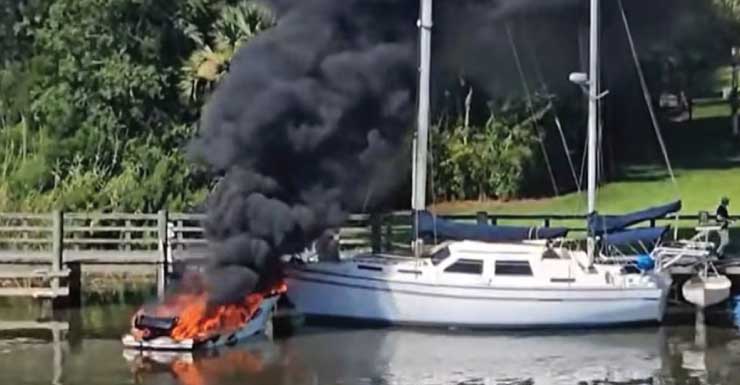 Explosión de una embarcación en Apalachicola deja cuatro personas heridas