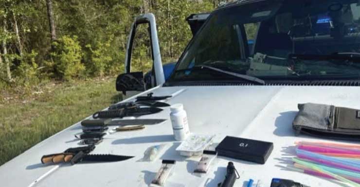 Hombre de 40 años arrestado después de que una camioneta vinculada a un robo en Crestview regresara a la propiedad