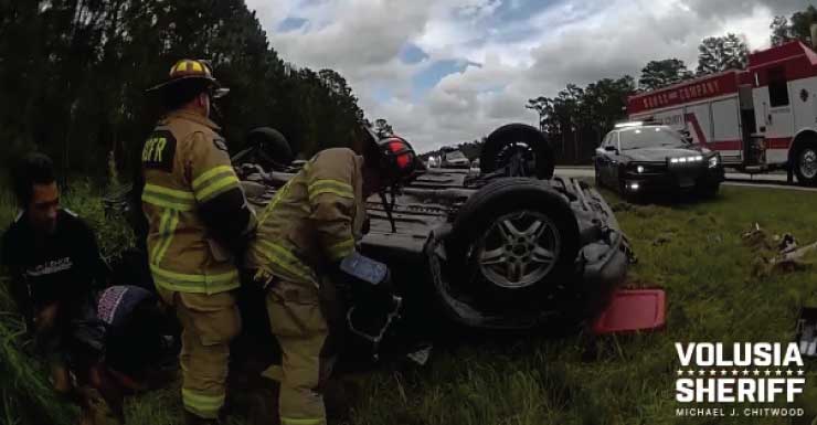 Hombre en Florida es arrestado tras un accidente con fuga que involucró a un camión de bomberos, informan las autoridades