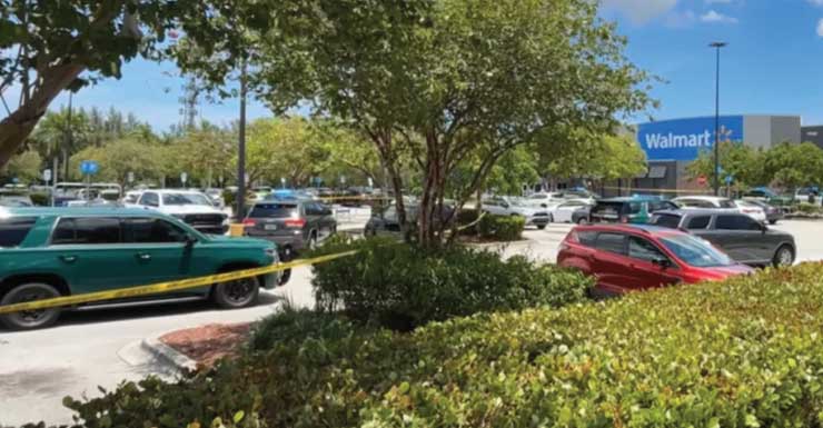 Mujer mata a un hombre durante una disputa por un espacio de estacionamiento en un Walmart de North Lauderdale, informa la BSO