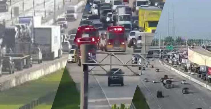 Múltiples incidentes afectan el tráfico en Florida's Turnpike y la I-95 en el condado de Palm Beach