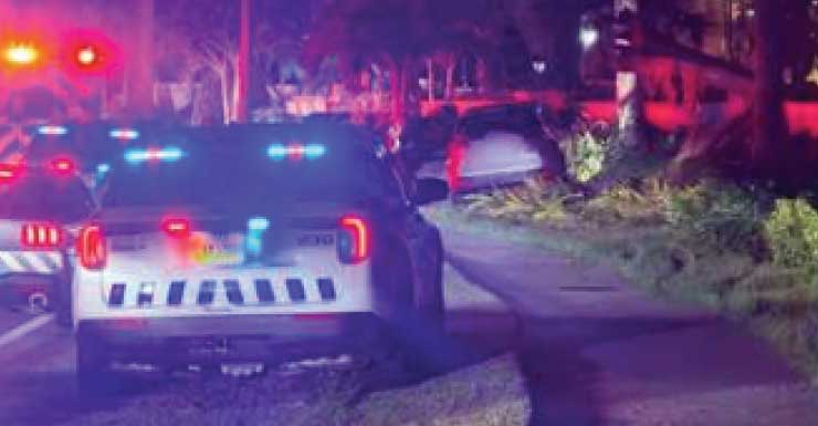 Oficial de policía de Marco Island fue agredido mientras investigaba accidente de un solo vehículo, según MIPD