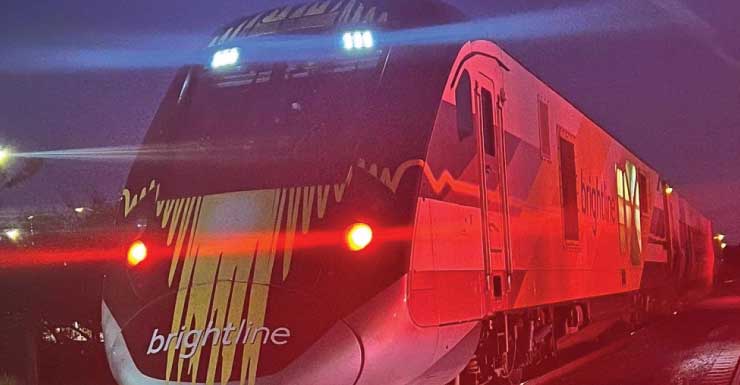 Peatón resulta gravemente herido tras ser impactado por un tren de alta velocidad en West Palm Beach