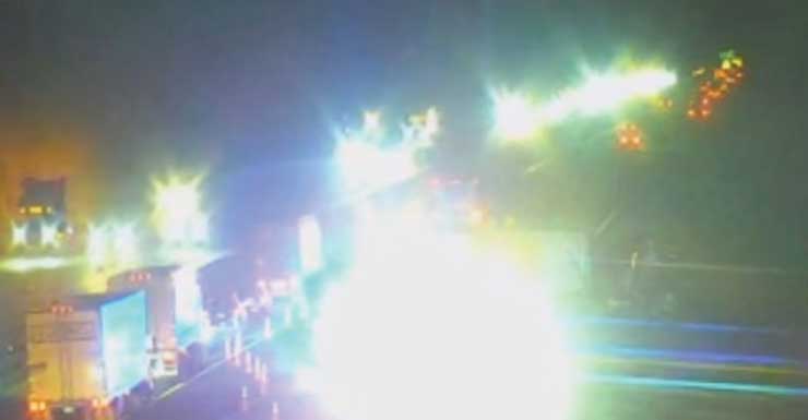 ALERTA DE TRÁFICO Conductor de camión semirremolque muere en un accidente con incendio en la I-95 en Ormond Beach, según autoridades