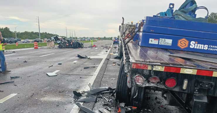 Accidente con heridos cierra partes de la I-4 durante varias horas