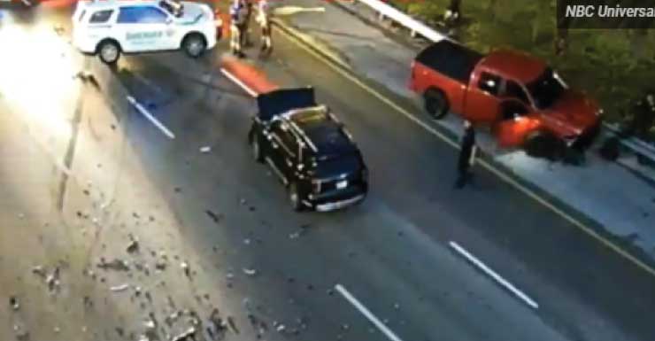 Accidente en Don Shula Expressway en Killian Parkway cierra carriles en dirección norte