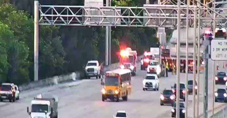 Accidente en la I-95 Norte en el condado de Palm Beach fue despejado