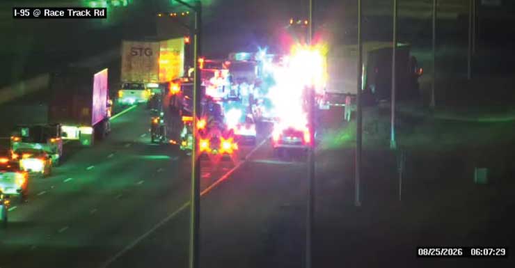 Accidente fatal bloqueó todos los carriles en dirección norte de I-95 en SR-9B