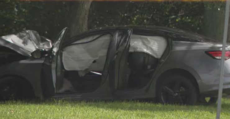 Bebé muere después de un accidente de un solo vehículo en Miramar