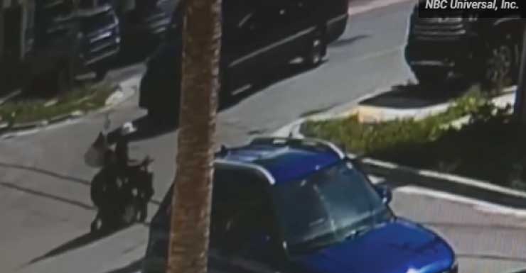Cámara de vigilancia muestra a conductor atropellando a un hombre en silla de ruedas y huyendo en Dania Beach