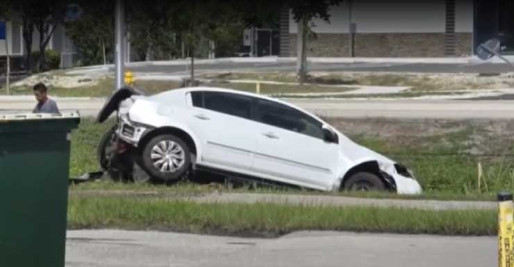 Hombre del condado de Lee acusado de terminar en una zanja tras un accidente con un nivel de alcohol en la sangre tres veces superior al límite legal
