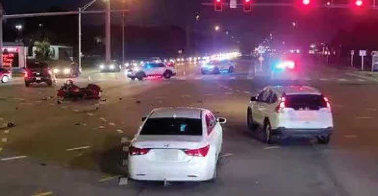 La furia al volante termina en violento accidente de cuatro vehículos en U.S. 1; hombre de Port St. Lucie arrestado