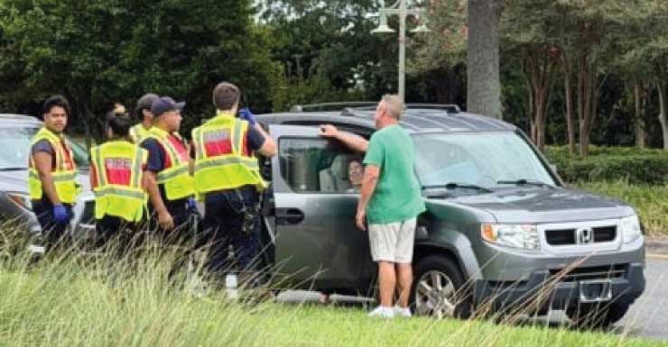 Mujer trasladada al hospital después de accidente de tres vehículos cerca de Lake Sumter Landing