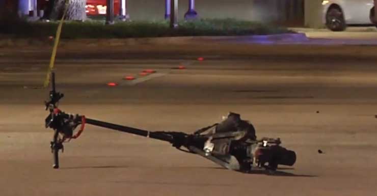 1 muerto y 1 hospitalizado después de un accidente que involucró un scooter y un vehículo en Miami