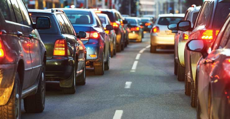 Tres carriles derechos bloqueados tras un accidente de varios vehículos en la I-95 en Delray Beach