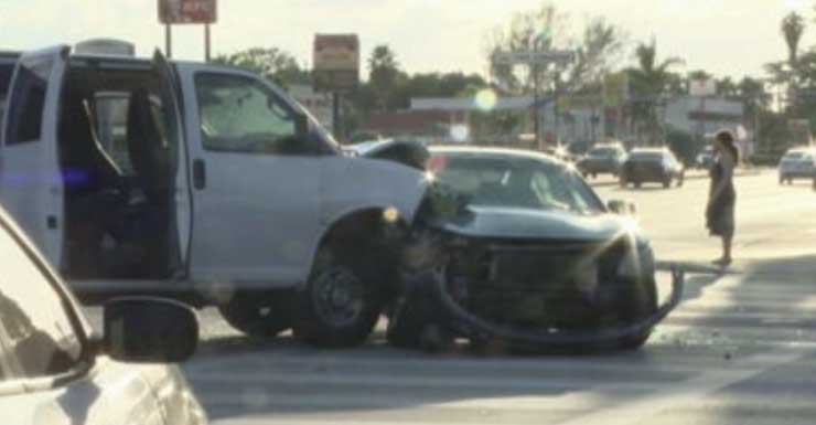 9 heridos en una colisión vehicular en una intersección del oeste del condado de Miami-Dade