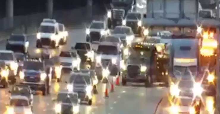 Accidente de varios vehículos bloquea el carril izquierdo de la I-95 en dirección norte en la salida 59 del condado de Palm Beach