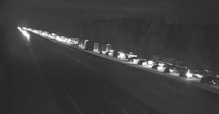 Accidente de varios vehículos cierra la I-75 en dirección sur en North Port