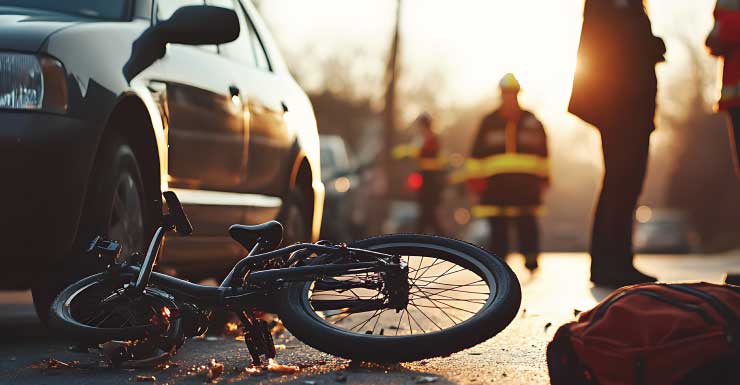Policía de Panama City investiga accidente que involucró a un ciclista