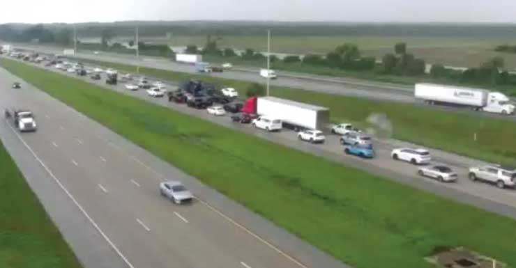 Accidente grave bloquea 2 carriles derechos de la I-95 en dirección sur, en el condado de Martin