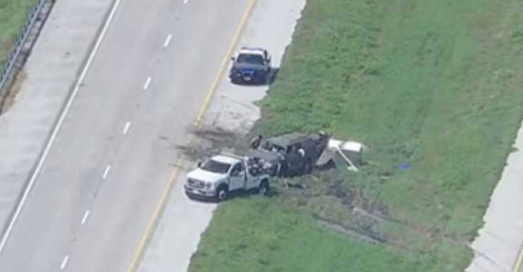 Dos personas son trasladadas a un centro de trauma tras una volcadura en la US 27